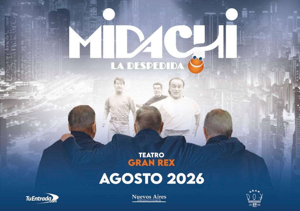 En agosto de 2026 vuelven "Los Midachi" al teatro Gran Rex, por únicas cuatro funciones